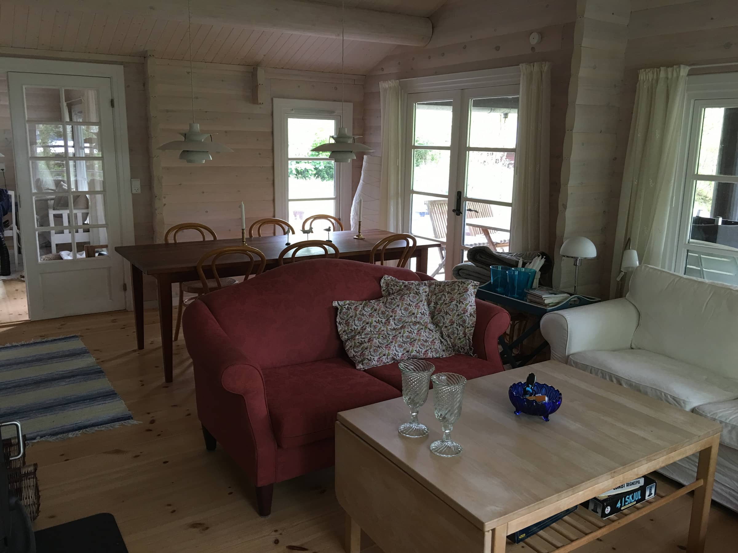 Bjælkehus 450 m fra børnevenlig sandstrand billede 5