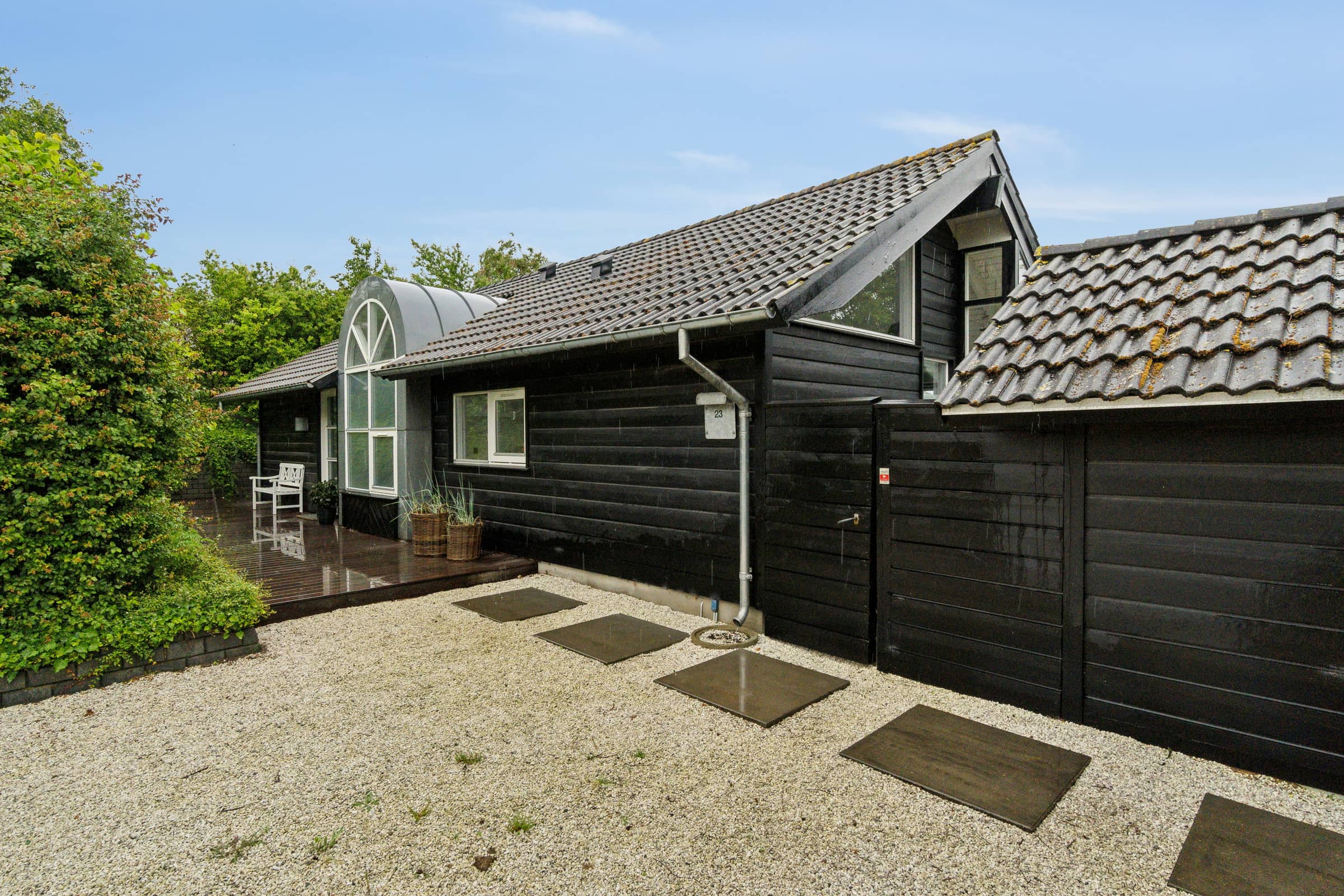 Lækkert sommerhus med panoramaudsigt og udespa billede 5