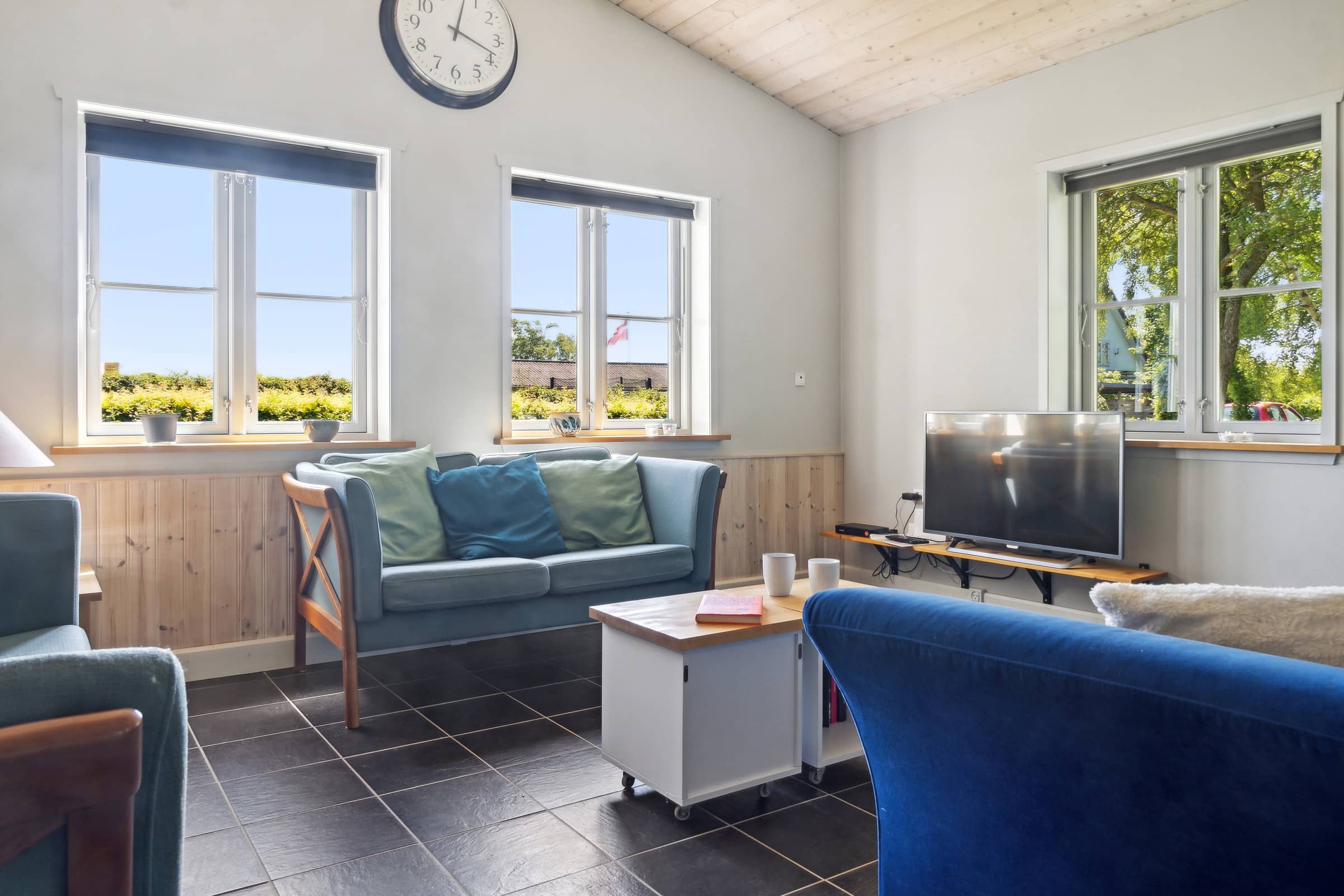 Lyst sommerhus nær havet på stor naturgrund billede 4