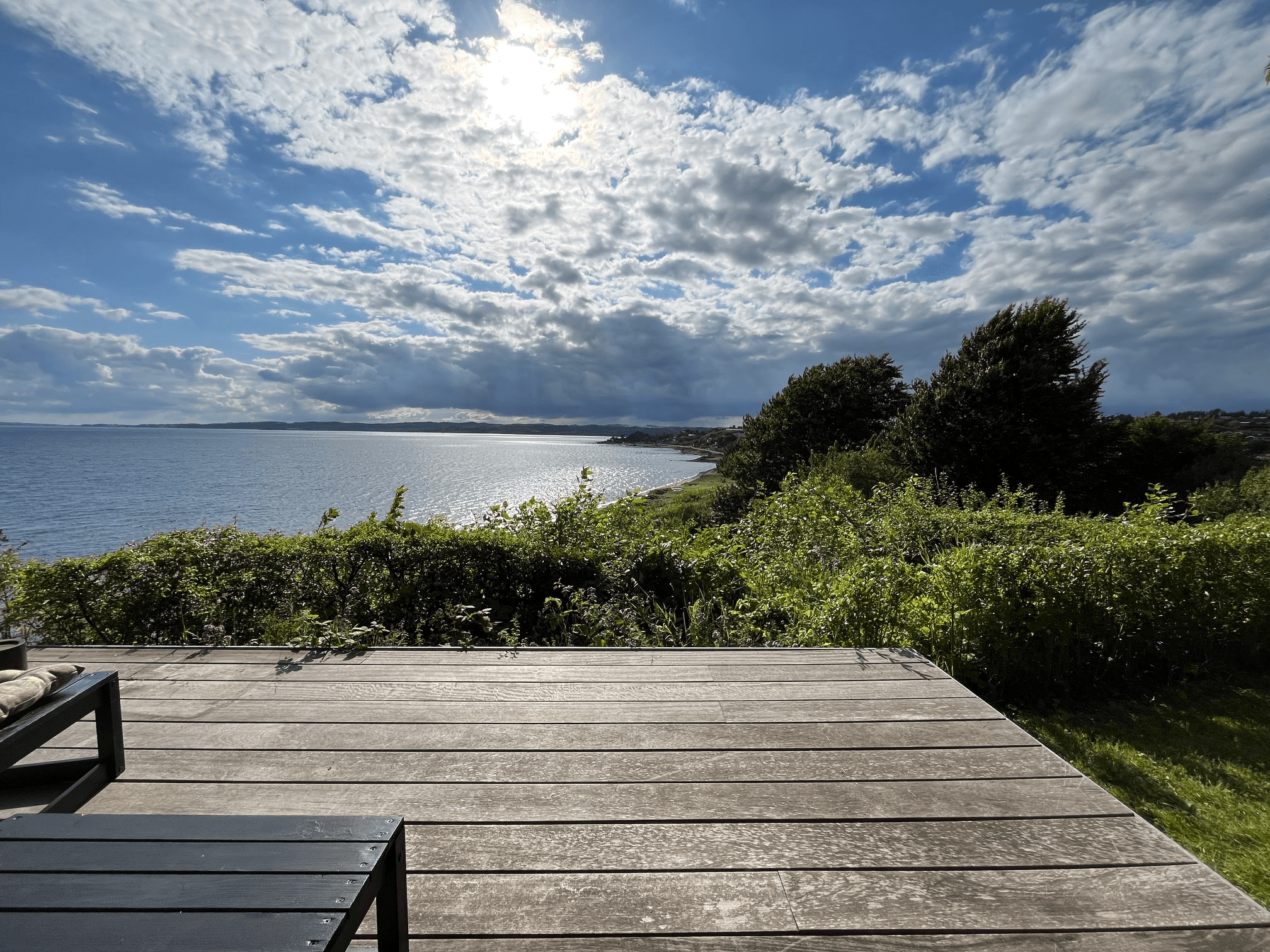 Lækkert sommerhus med panoramaudsigt og udespa billede 2