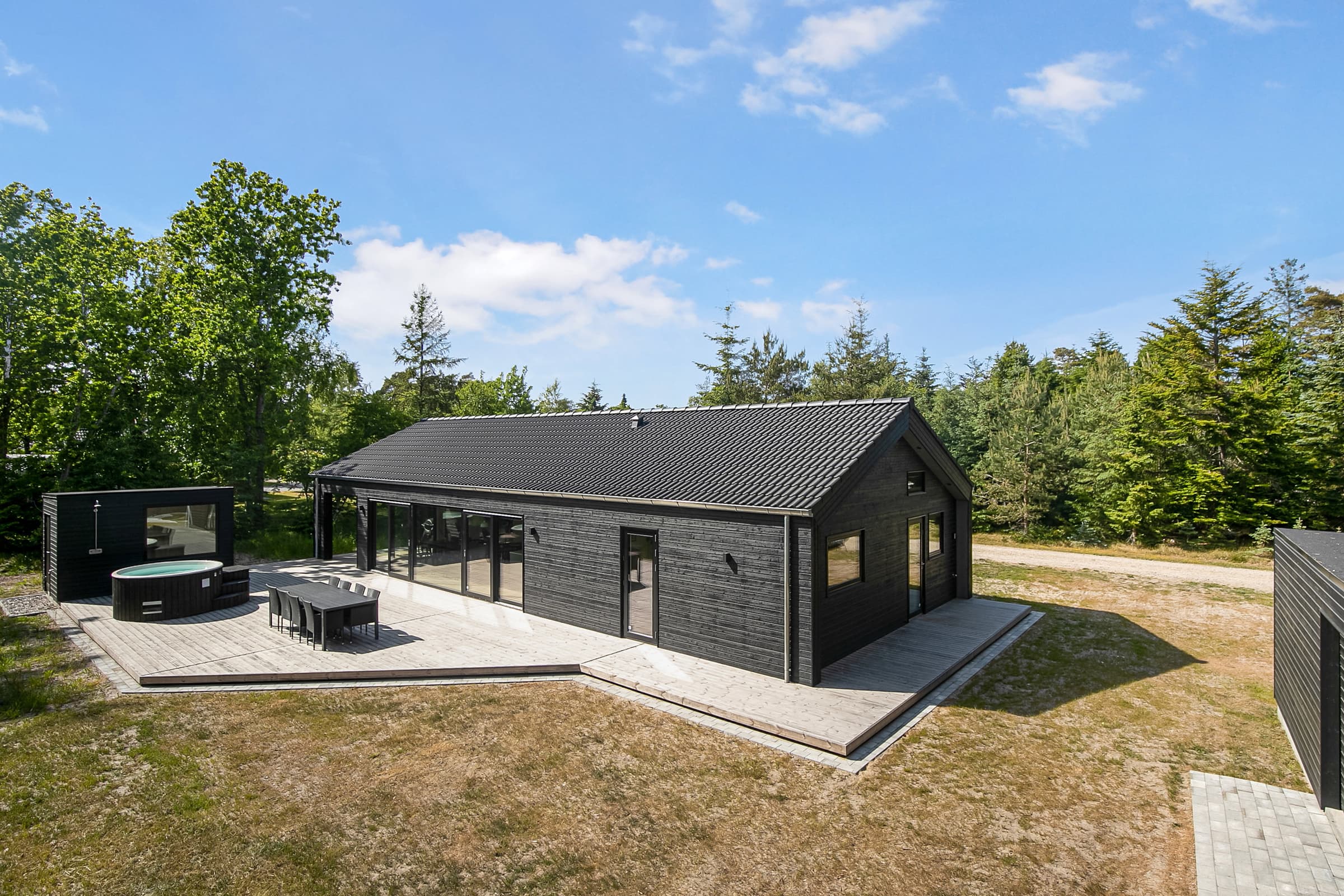 Nybygget sommerhus fuld af luksus hovedbillede