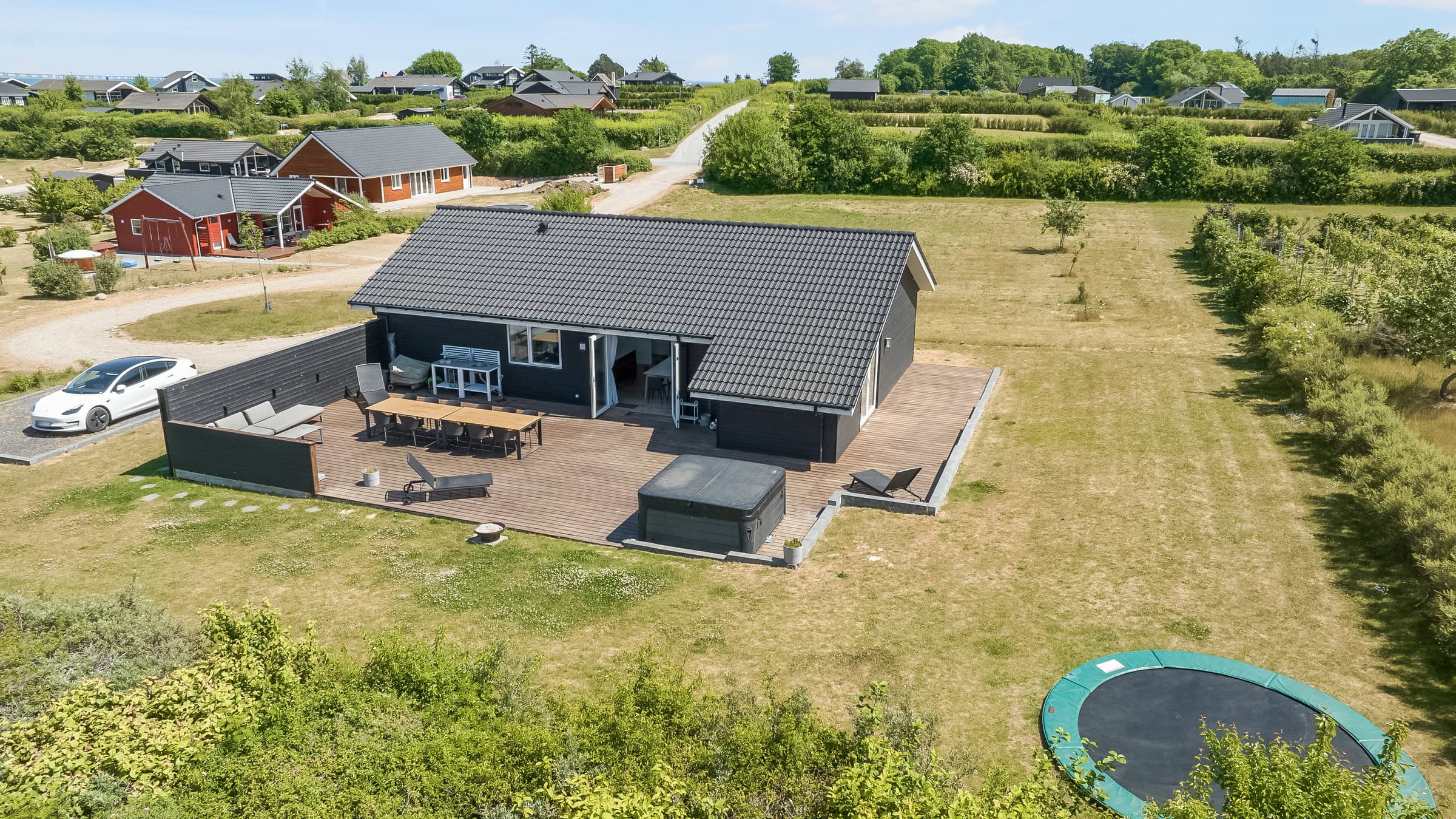 Nyt og moderne sommerhus med spabad - billede 1