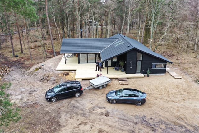 Nybygget EBK hus på 6000 m2 skovgrund hovedbillede