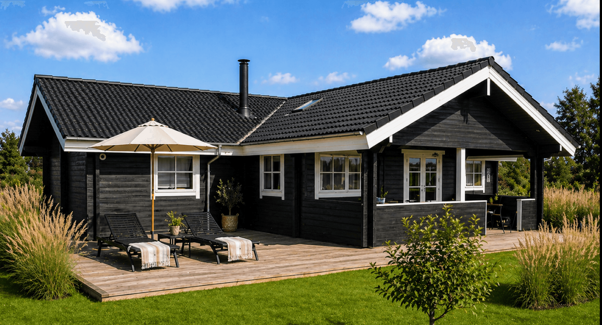 Ferieidyl for 8 tæt på kysten hovedbillede