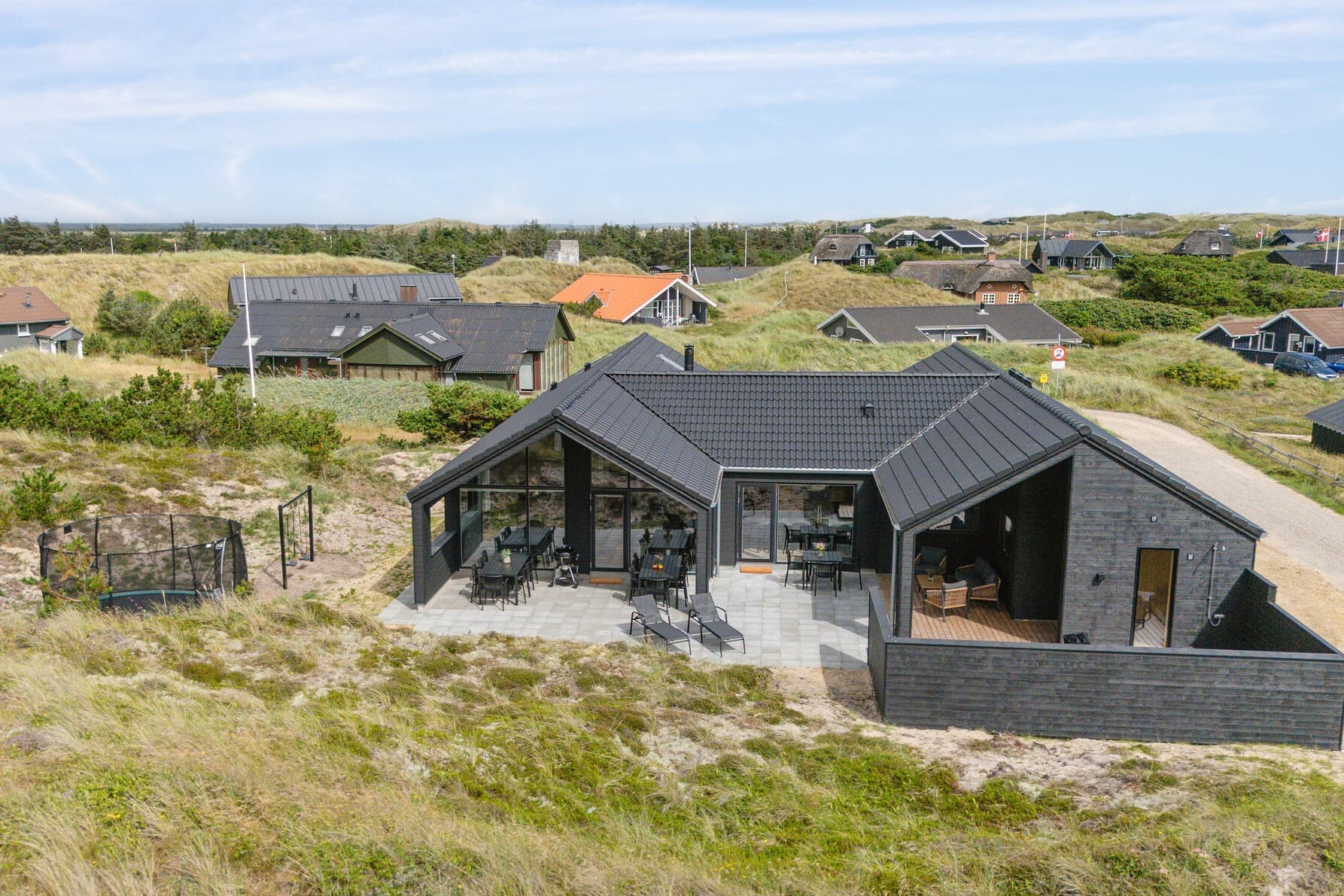 Poolsommerhus 350 meter fra Vesterhavet til 18 personer i Hvide Sande - billede 1