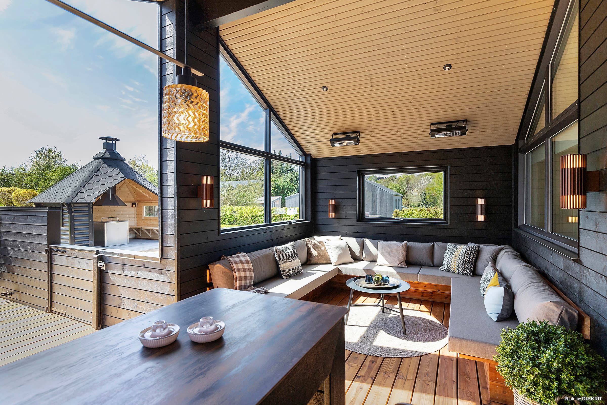 Eksklusivt wellnesshus med udendørs spa, sauna og grillhytte i Ebeltoft - billede 1
